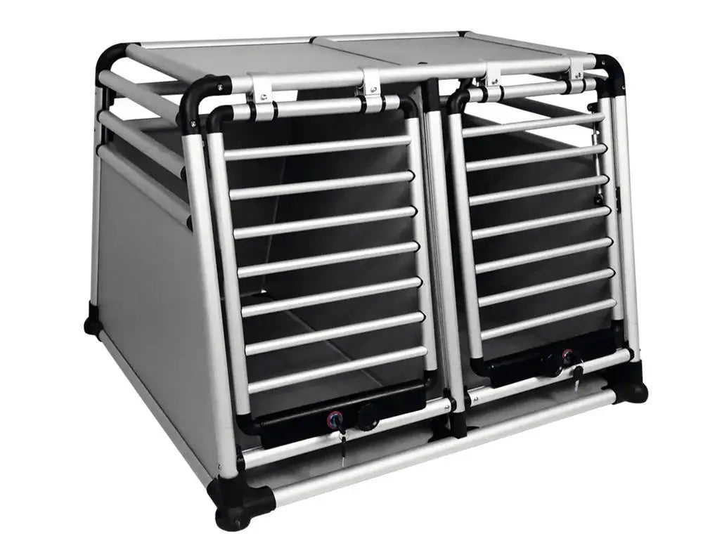 Duo Aluminium Autobox-Größe L | Länge 83.5 cm Breite 96.5 cm Höhe 68.5 cm Topmast