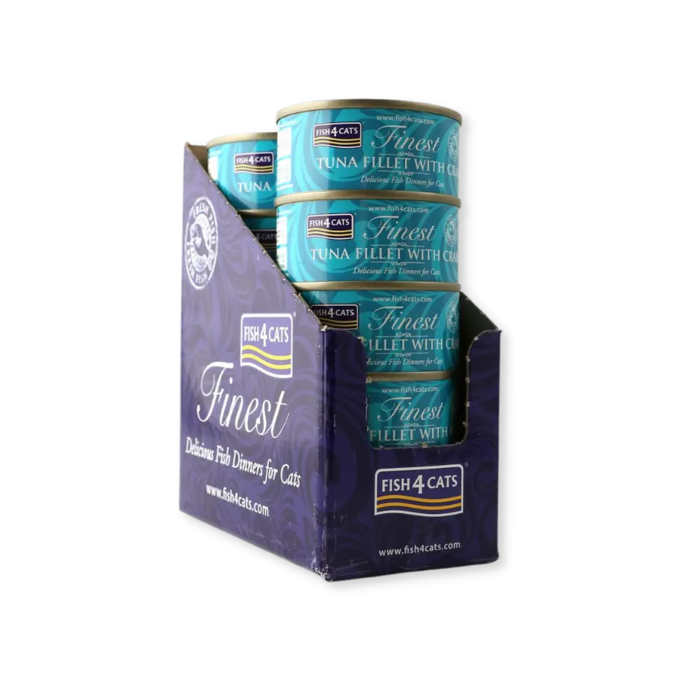 10 x 70g Dosen Fish4Cats Finest Katzenfutter - Geschmacksauswahl Lucky-Pet