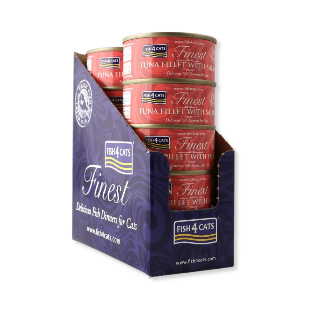 10 x 70g Dosen Fish4Cats Finest Katzenfutter - Geschmacksauswahl Lucky-Pet