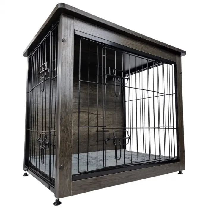 Hundekäfig | Hundebox aus Holz inkl. Matte Topmast