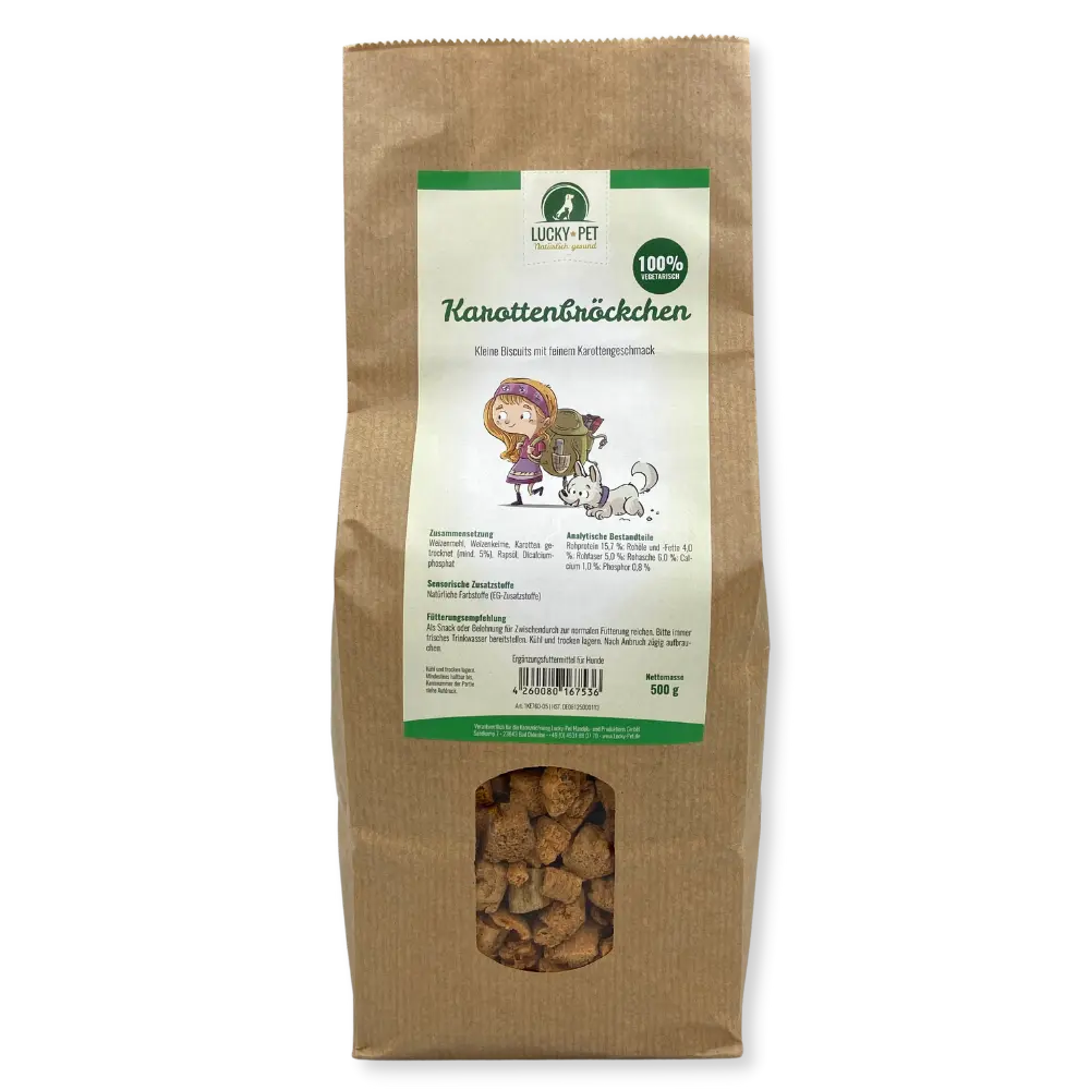 Lucky-Pet Karottenbröckchen 500 g Lucky-Pet