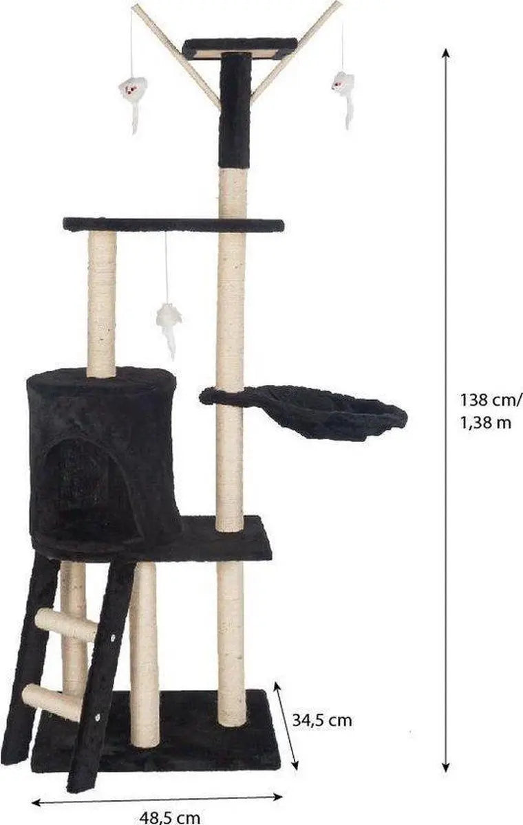 Kratzbaum Sara - schwarz Topmast