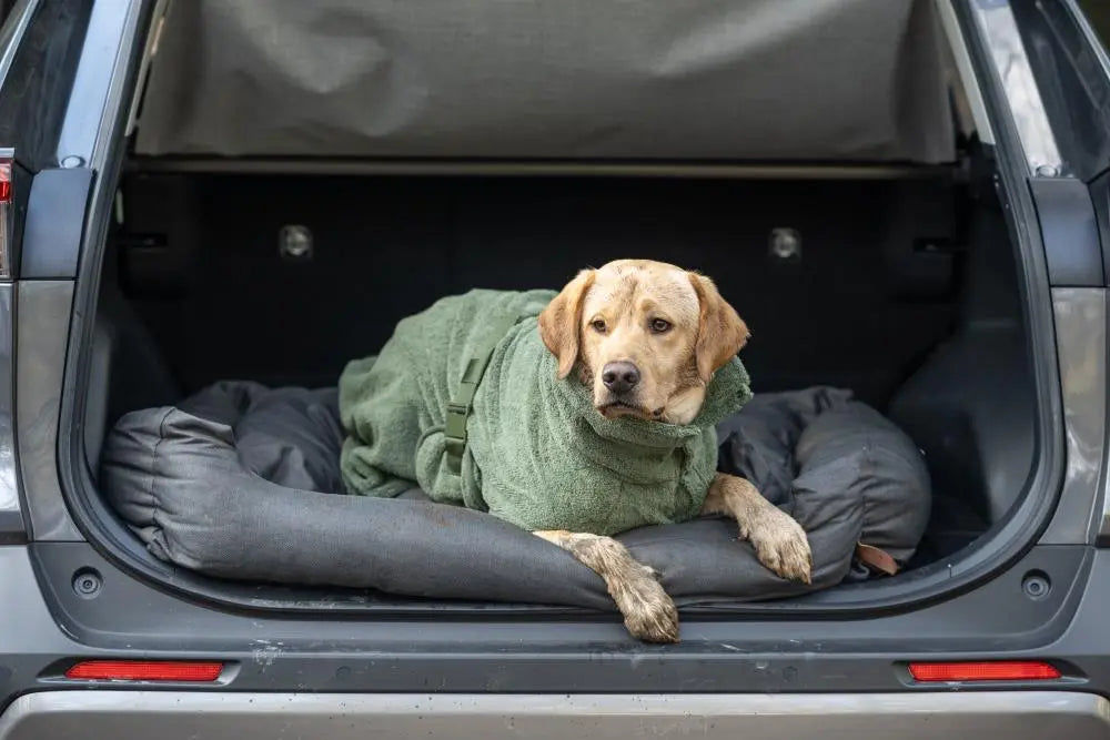 Hunde Bademantel Medea X - olive Wolters