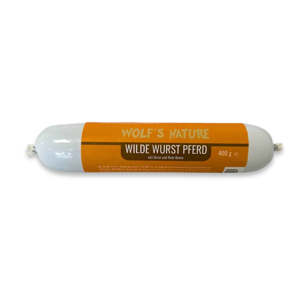 Wolf´s Nature ® Wilde Wurst Pferd Lucky-Pet