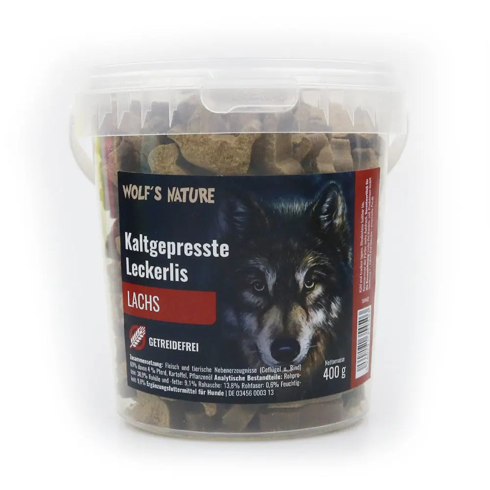 Wolf´s Nature ® Dog bites mit Lachs 400 g Lucky-Pet