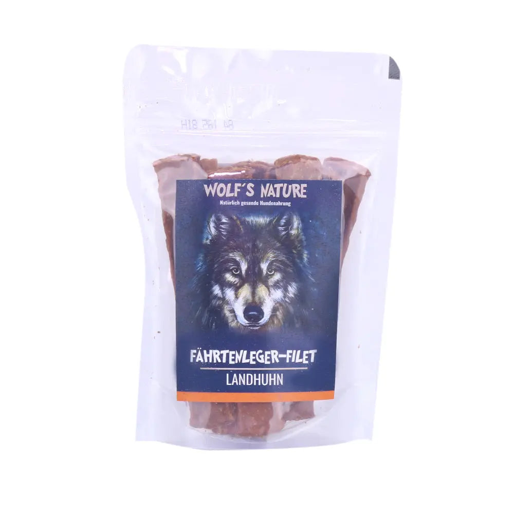 Wolf´s Nature ® Fährtenleger Filet - Landhuhn 100 g Lucky-Pet