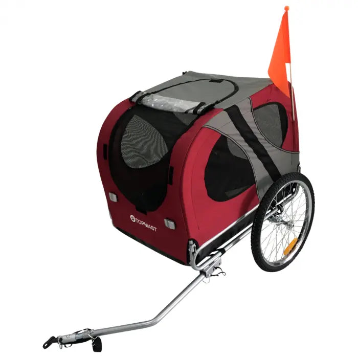 Hunde Fahrradanhänger | bis 30kg Topmast