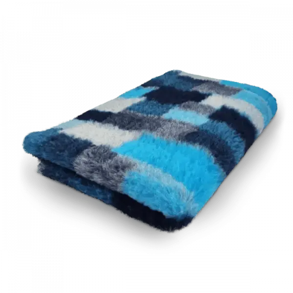 Vetbed | Hundedecke 3 Farbig Türkis | Anti - Rutsch| Floorhöhe 28mm - Mypuppystore #