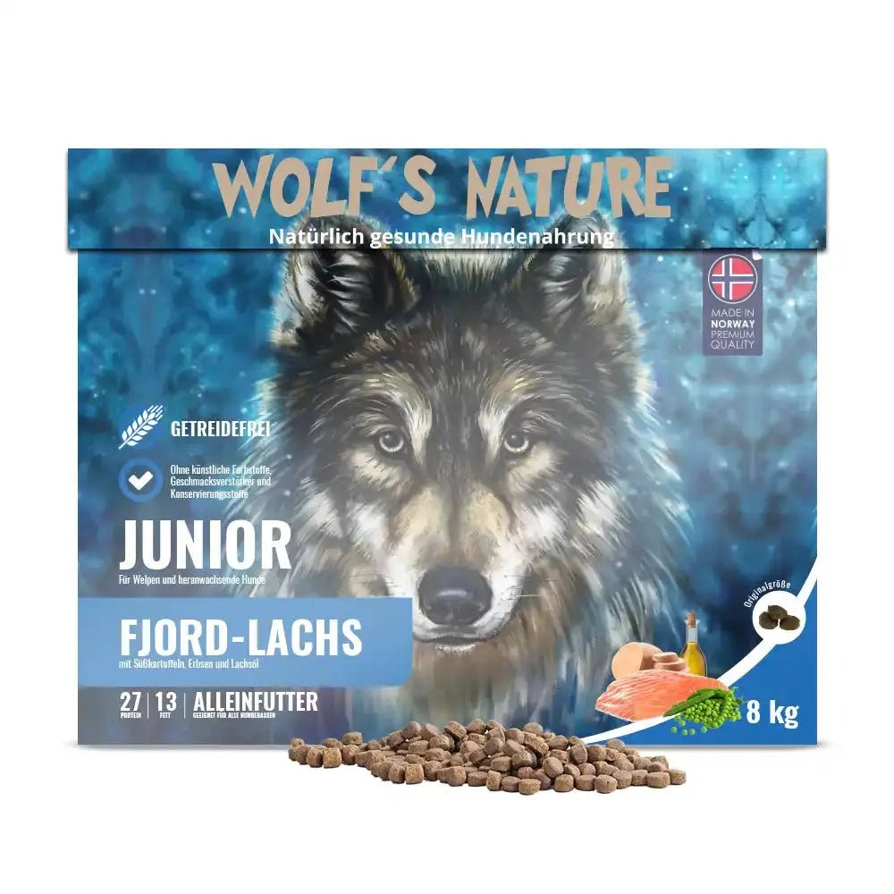 Wolf's Nature Fjord - Lachs Junior Welpenfutter - Hundefutter