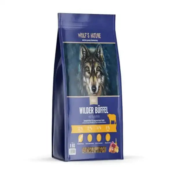 Wolf's Nature Wilder Büffel | Trockenfutter - Hundefutter