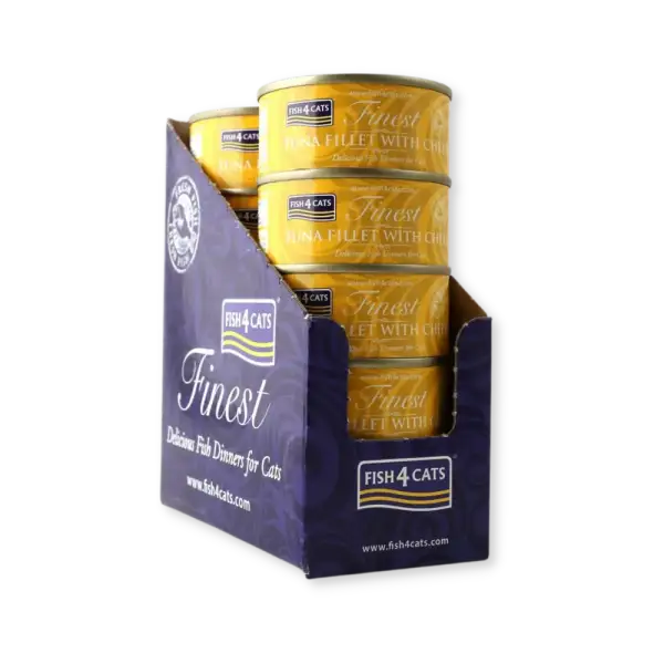 10 x 70g Dosen Fish4Cats Finest Katzenfutter - Geschmacksauswahl Lucky-Pet