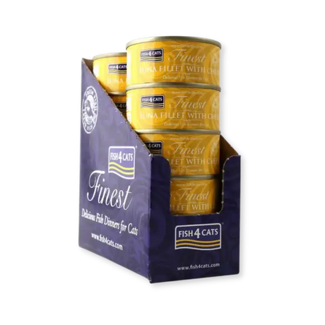 10 x 70g Dosen Fish4Cats Finest Katzenfutter - Geschmacksauswahl Lucky-Pet