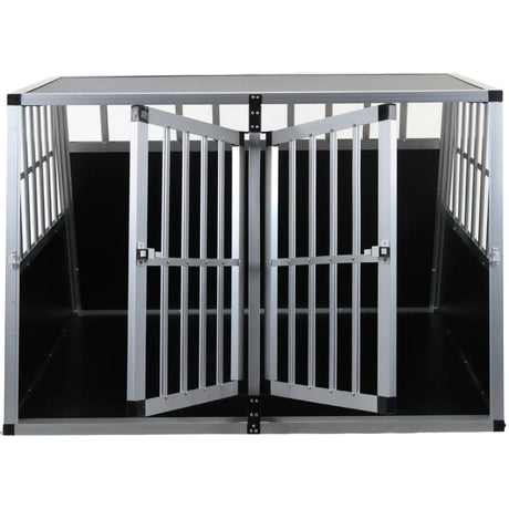 Hundebox Auto | Transportbox Doppeltür 89x69x50cm Topmast