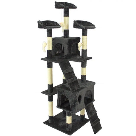 Kratzbaum Kim - 170cm hoch - schwarz Topmast