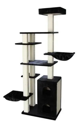 Kratzbaum Excellence - schwarz 140 x 62 x 217 cm Topmast