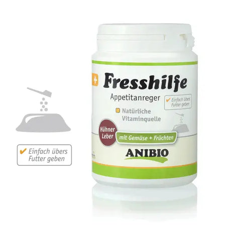 ANIBIO Fresshilfe mit Hühnerleber 120 g | Appetitanregend Anibio