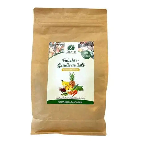 Früchte-Gemüsemüsli 1 kg | Futterflocken Lucky-Pet