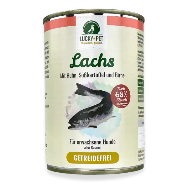 Lucky-Pet Lachs mit Huhn, Süßkartoffel und Birne Lucky-Pet