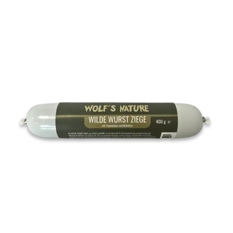 Wolf´s Nature ® Wilde Wurst Ziege 400 g lucky-pet